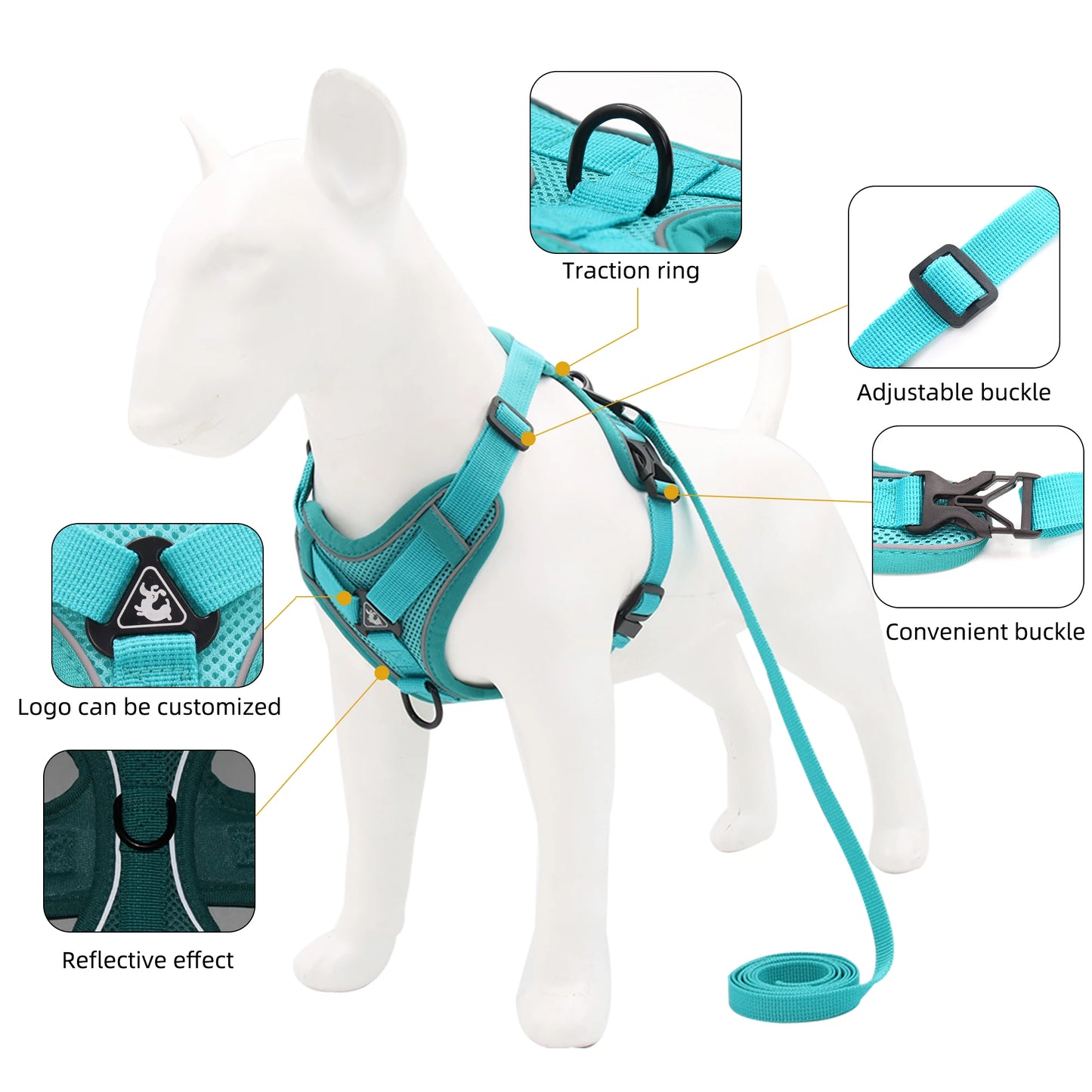 Cat Harness and Leash Set Escape Proof For Small Medium Dog Cat